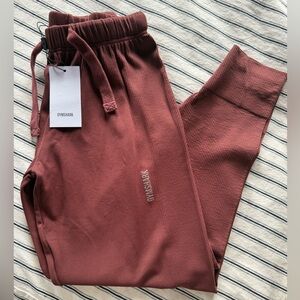 Gymshark pause joggers Maroon (cherry brown) size XS